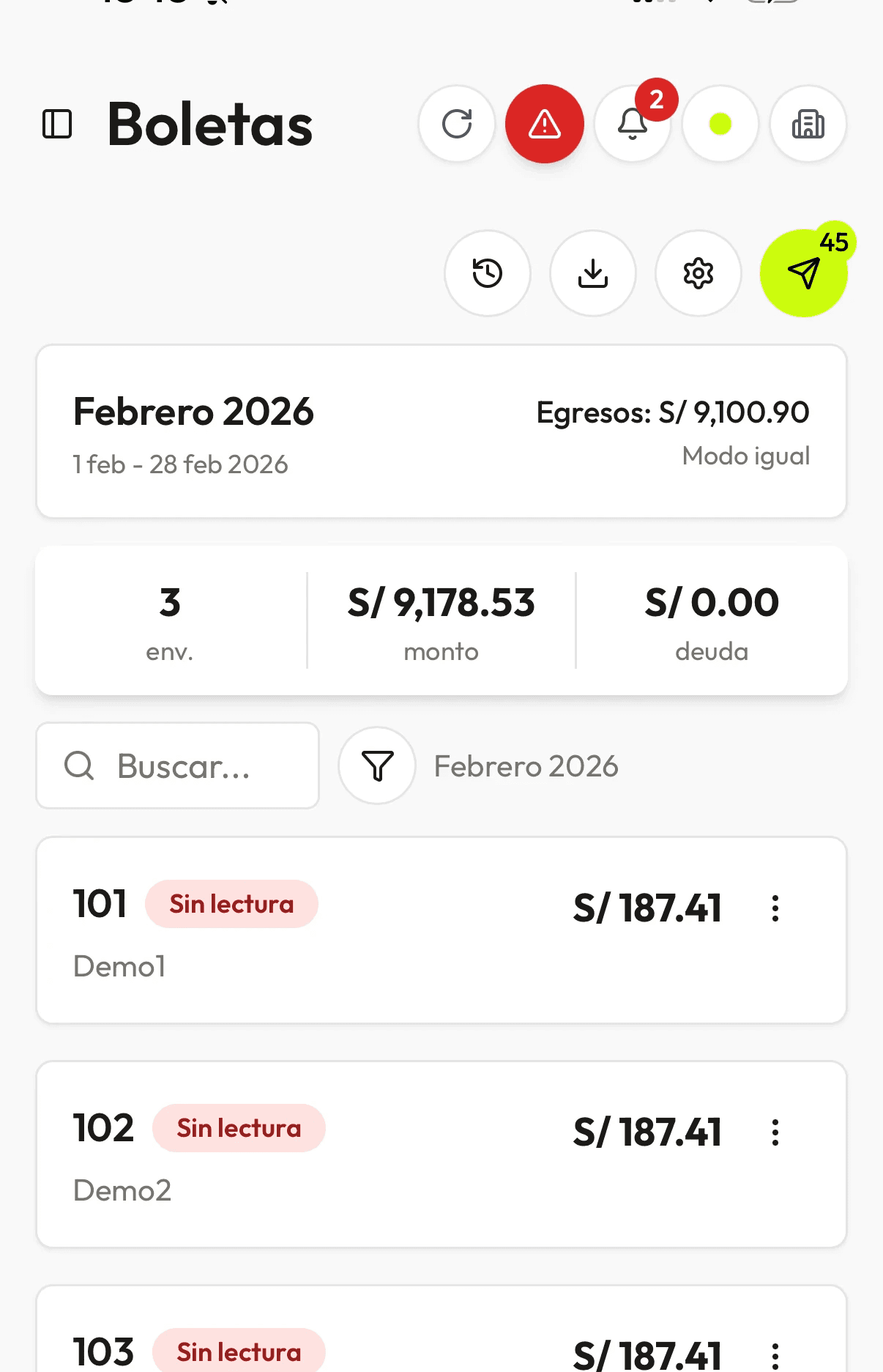 Crea cuotas