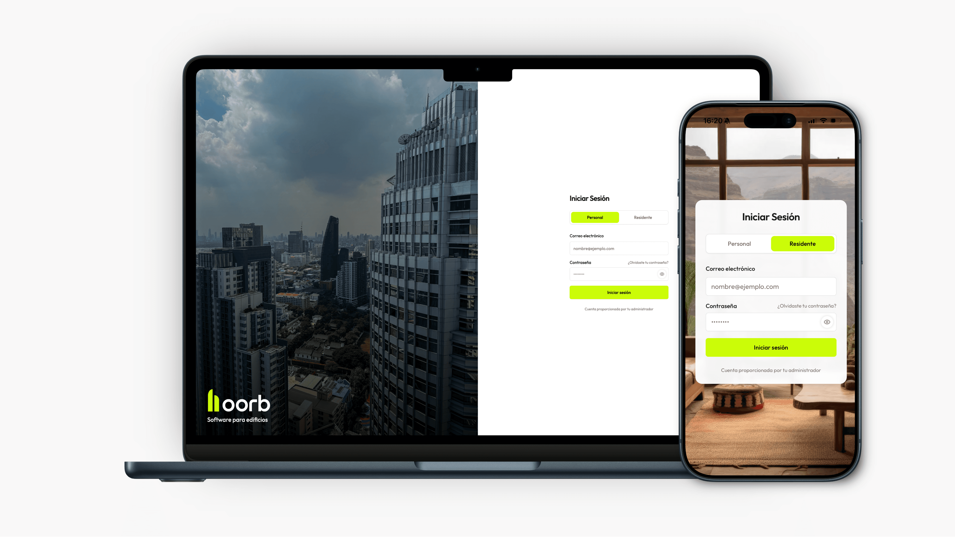 Una plataforma para administrar todo tu edificio. Cobranzas, residentes, visitas y más.