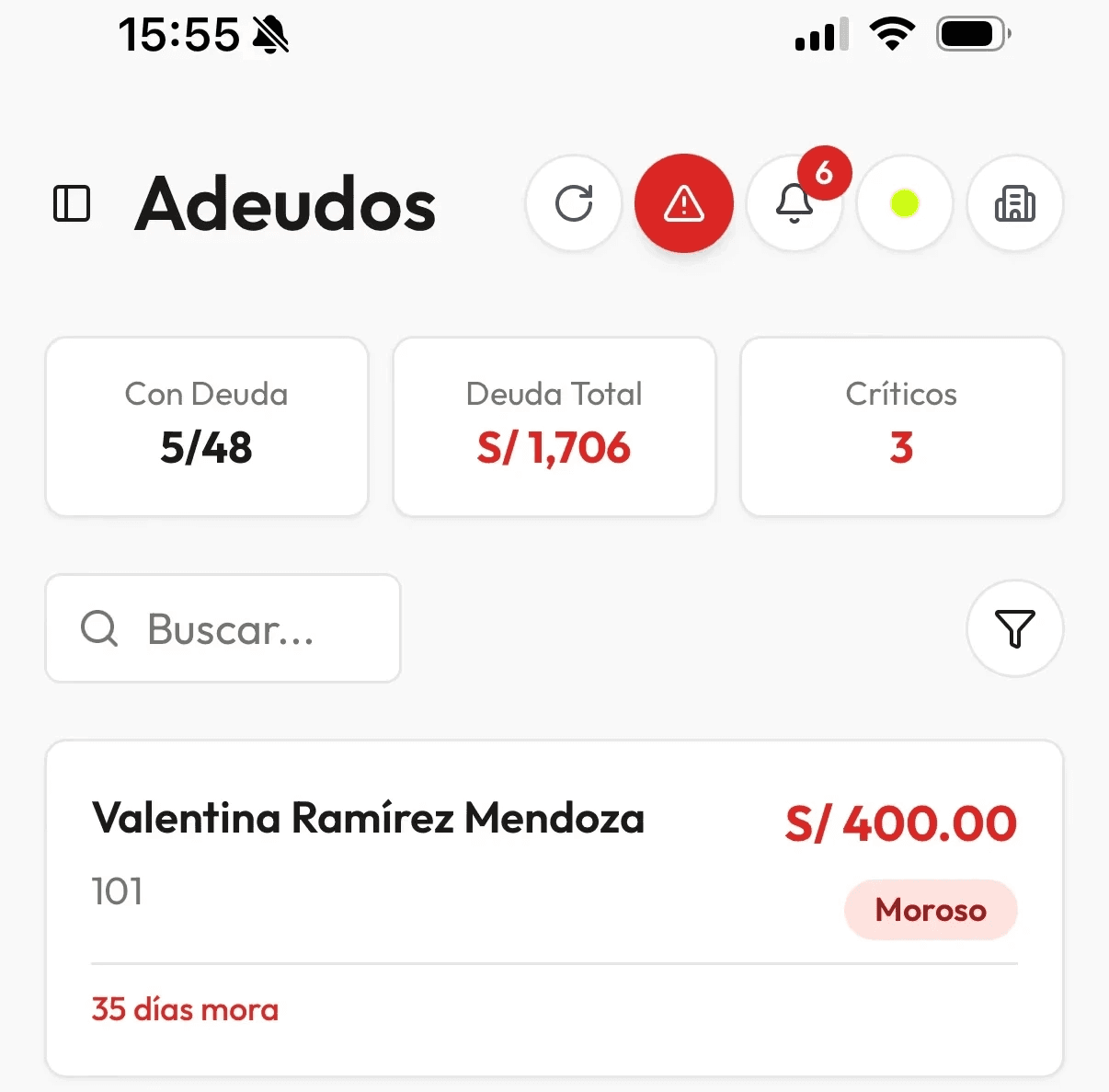 Controla pagos