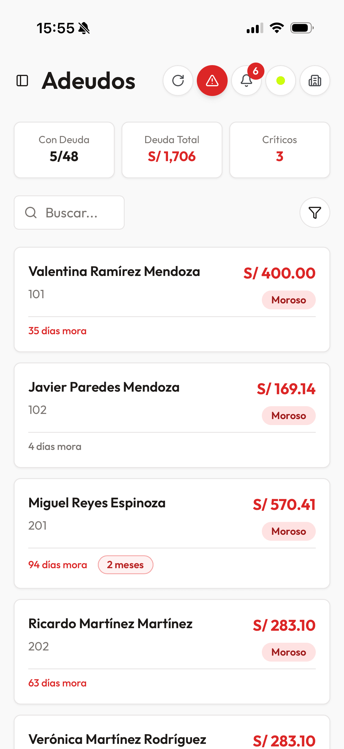 Visualiza deudas, pagos reportados y estados de cuenta en tiempo real desde una sola plataforma